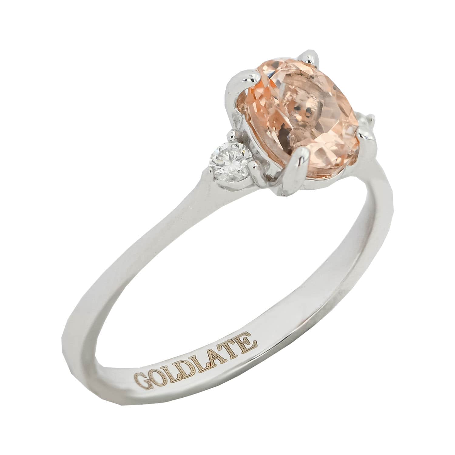 Morganite White Gold Ring