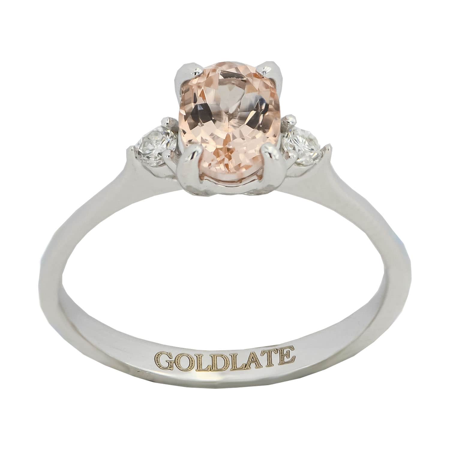 Morganite White Gold Ring