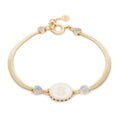 14k Yellow Gold 4 mm Snake Chain Customizable Bracelet 8 gr - 1