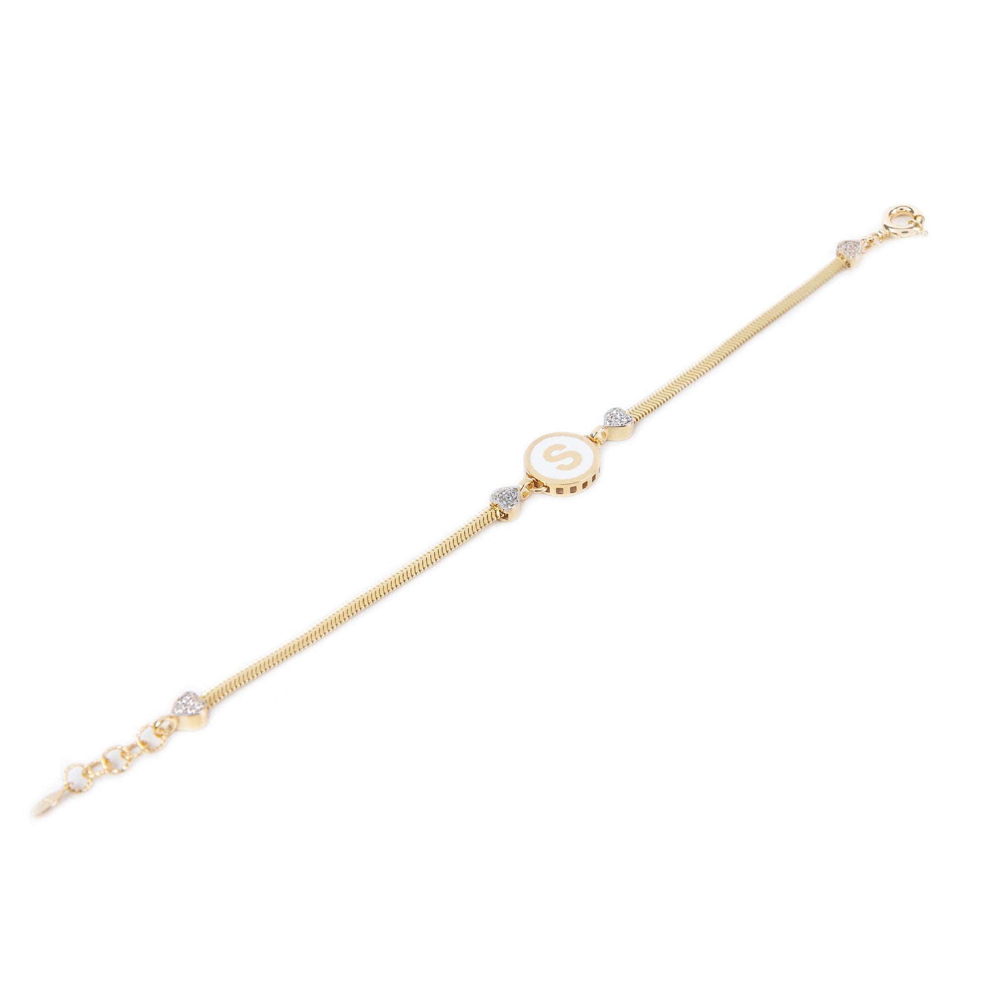 14k Yellow Gold 4 mm Snake Chain Customizable Bracelet 8 gr - 3
