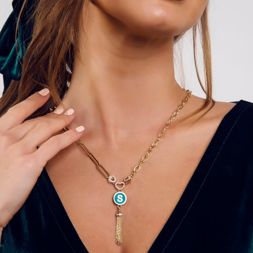 GoldLate 14k Yellow Gold 5 mm Box Chain Hearty Shape Customizable Necklace 11 gr - 2