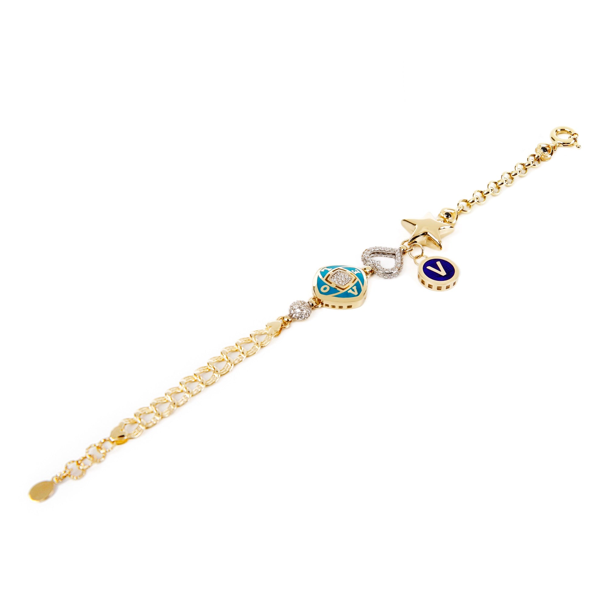 GoldLate-14k-Yellow-Gold-5-mm-Double-Style-Curb-Chain-Bracelet-11-gr - 4