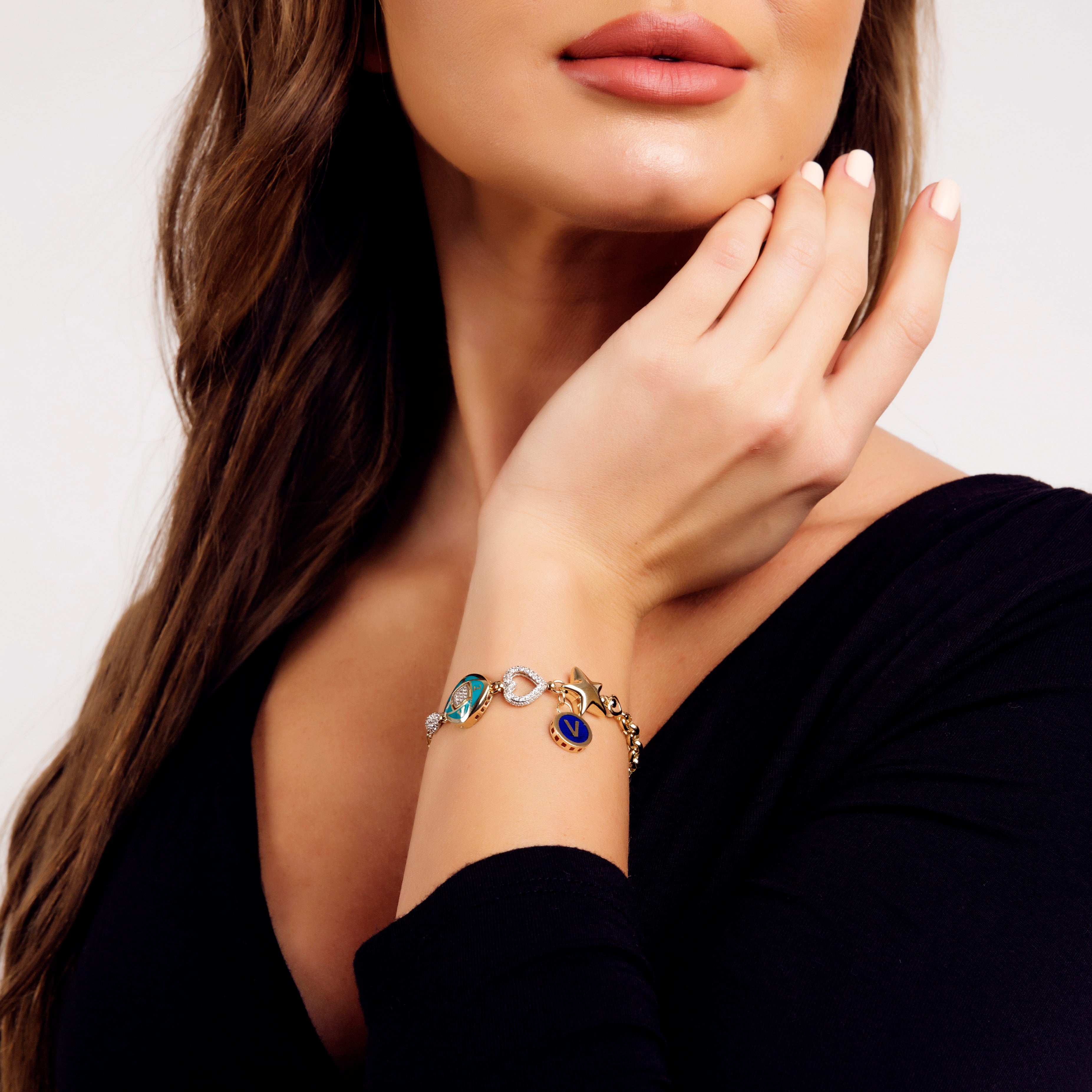 GoldLate-14k-Yellow-Gold-5-mm-Double-Style-Curb-Chain-Bracelet-11-gr - 2
