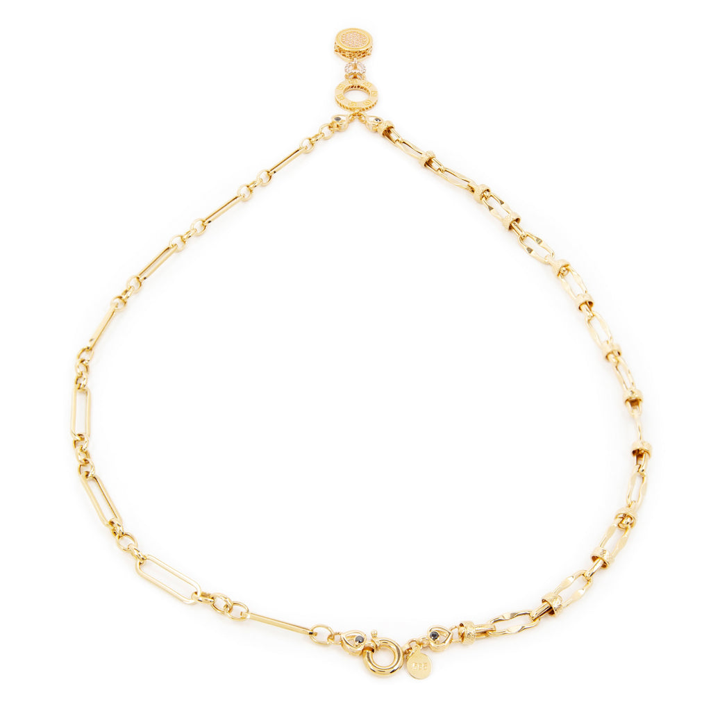 GoldLate 14k Yellow Gold 6 mm Cable Chain Circle Shape Necklace 14 gr - 3